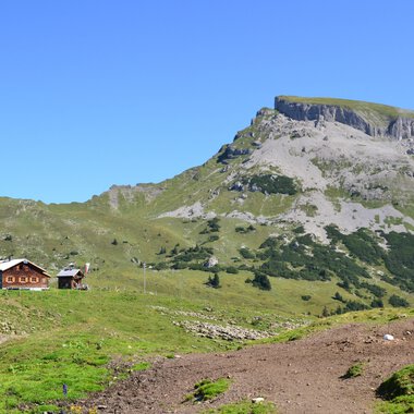 Der Hohe Ifen mit der Alpe Ifersgunt
