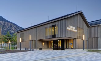 Eingang zur Therme Oberstdorf