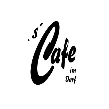 A stylish logo for a café. The lettering appears elegant and inviting. | © s'Cafe im Dorf Logo