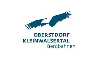 Ein Logo mit einem stilisierten Adler und dem Schriftzug "Oberstdorf Kleinwalsertal Bergbahnen". Es repräsentiert die Bergbahnen in der Region Oberstdorf und Kleinwalsertal. | © OBERSTDORF · KLEINWALSERTAL BERGBAHNEN