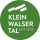 Logo des Kleinwalsertals, kreisförmig, grün mit weißen Text und Symbolen, seit 1302. | © Kleinwalsertal Tourismus eGen